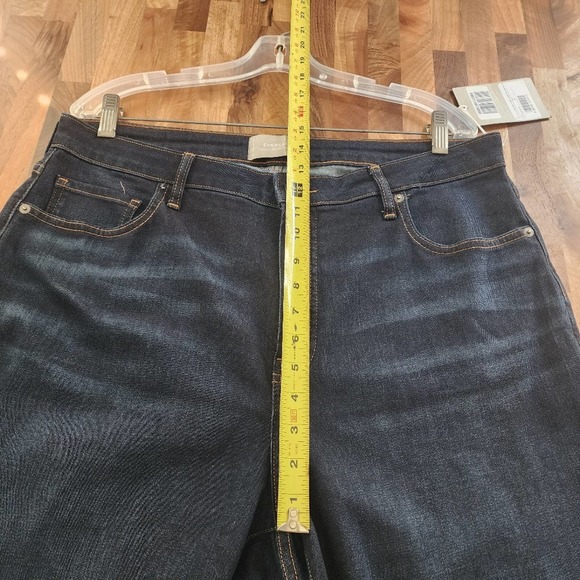 Everlane The Curvy High Rise Skinny Jeans Dark Wash Size 35 NWT - Picture 8 of 10